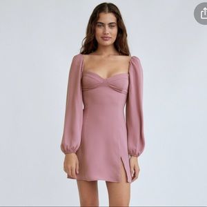 Soft Orchid & Black Wilfred Novella Dresses in Size 4